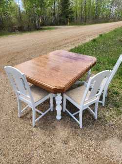 Free table and chairs