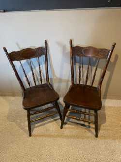 Pressed Back Chairs