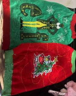 Dog clothes lot 