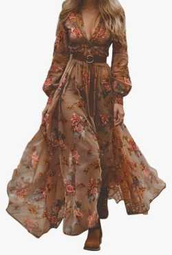 Long flowing dress