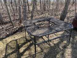 Fire Pit Steel Table