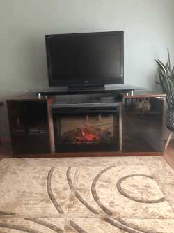 Fireplace TV Stand